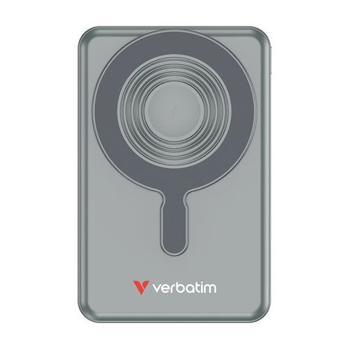 Verbatim VM32272 CCC 10kmAh Magnetic Wireless Powerbank - Grey