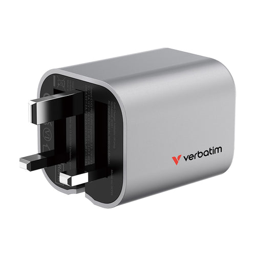 Verbatim VM32351 GaN Charger 65W Foldable UK Plug