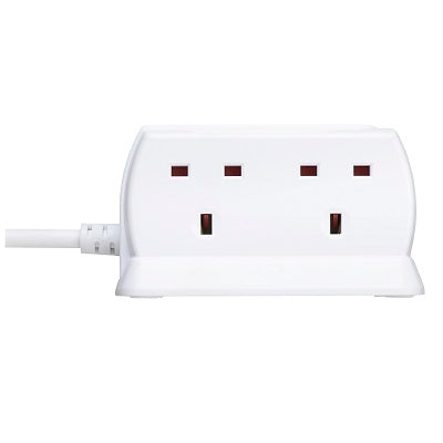 Masterplug SRGD42MW-MPA 13A 4 Socket Surged (Matt White)