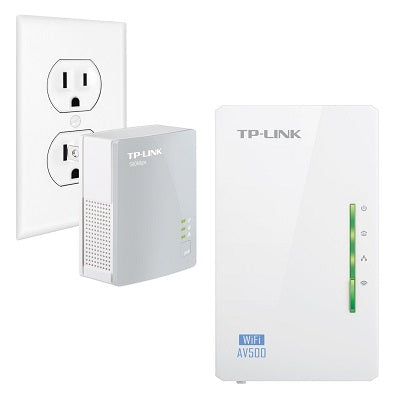 TP-Link TL-WPA4220 KIT 300Mbps AV600 Wi-Fi Powerline Extender Starter Kit