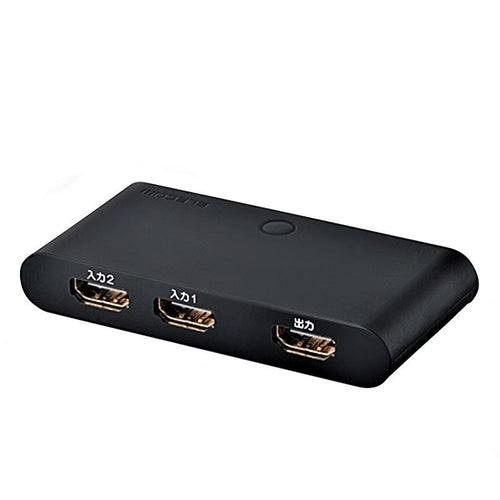 Elecom HDMI Switch (DH-SW21BK) 2 input HDMI type A (female) + 1 output HDMI type A (female)
