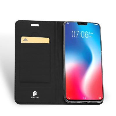 Dux Ducis Leather Case For Vivo V9/Y85 Black