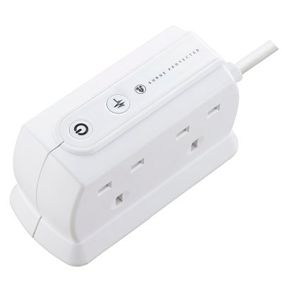 Masterplug SRGD42MW-MPA 13A 4 Socket Surged (Matt White)