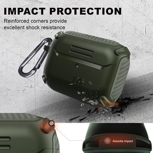 Redmonster Tough Naked Case For AirPods 3rd Generation (Green)