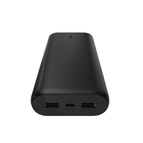 Belkin BPB014btBK BoostCharge 3-Port Compact Power Bank 20K with PD 20W