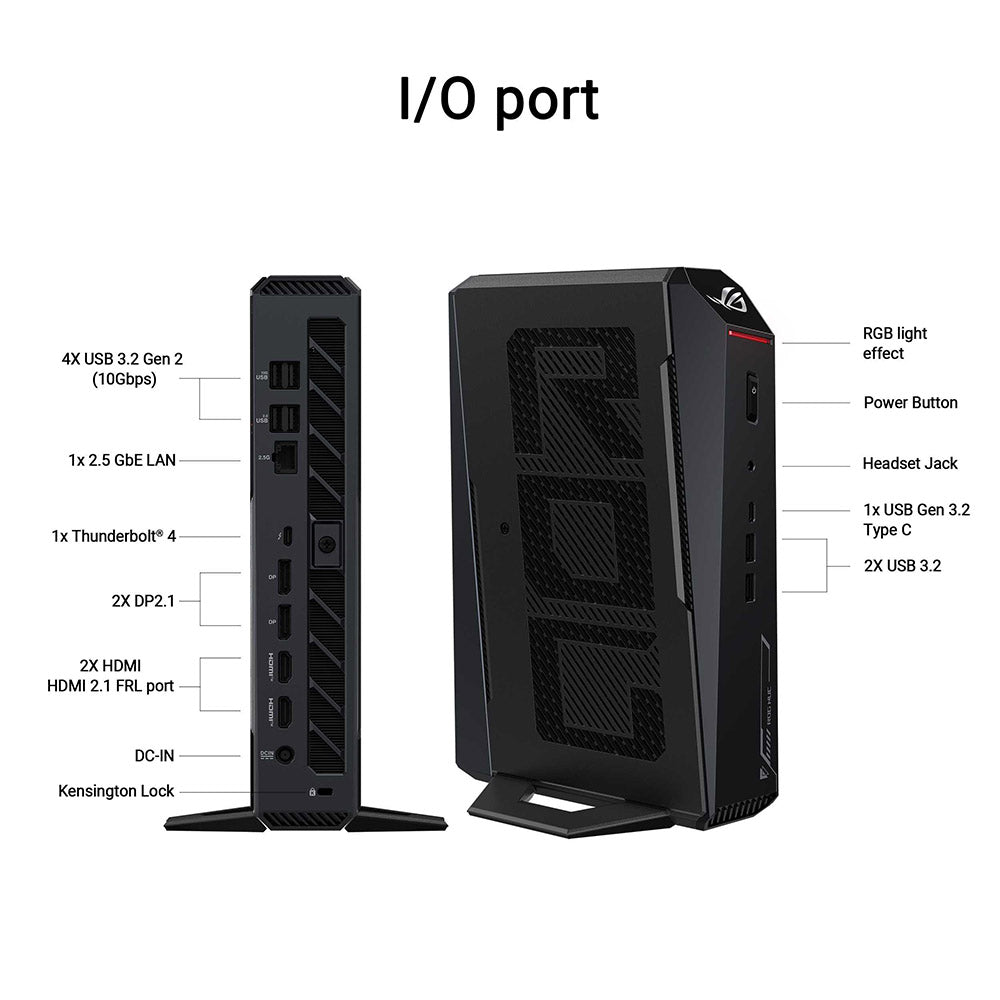 Asus ROG NUC - UT7-255HX 16GB 1TB RTX5060 Win 11 Home (RNUC15JNK7X569A0)