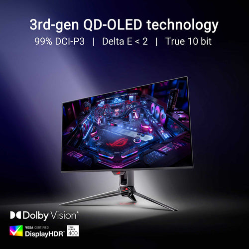 Asus ROG Swift OLED PG32UCDMR - 31.5 UHD QD-OLED 240Hz Gaming Monitor