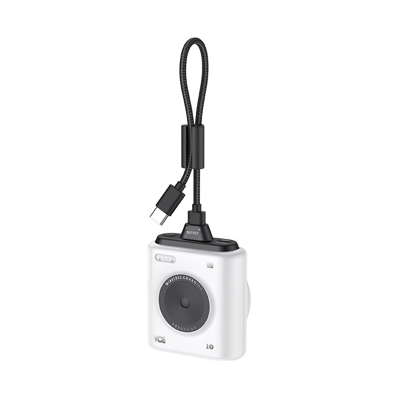 VCE VE-PD29 PD20W 10000mAh Mini Wireless Power Bank (White)