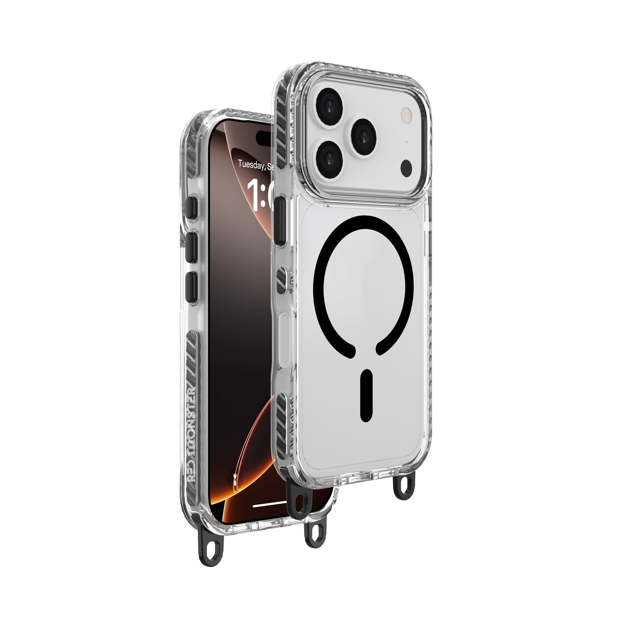 Redmonster iPhone 17 Pro 6.3 (2025) Gassan M Strap Black
