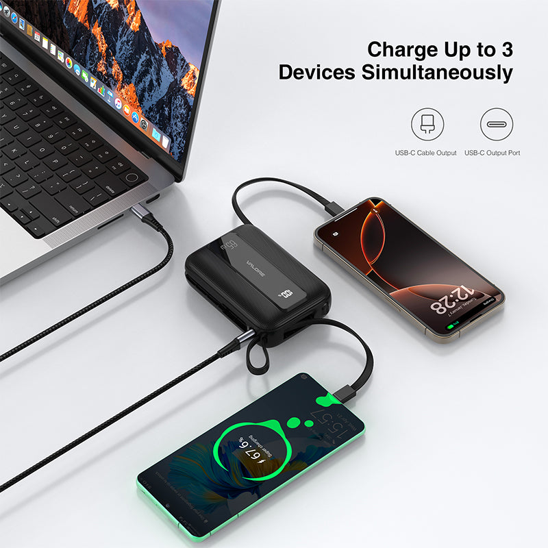Valore PD65W 20000mAh Power Bank CCC Certified (PD41) - Black