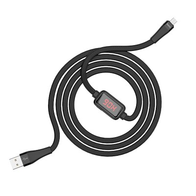 Hoco S4 USB A to Micro USB Charging Cable 1.2M (Black)