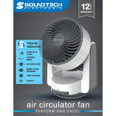 SoundTeoh ACF-5 Air Circulation Fan 5 inch