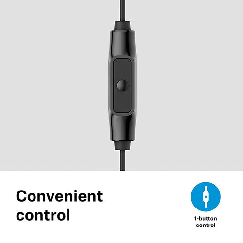 Sennheiser CX 80S Earphones with Mic (Black)