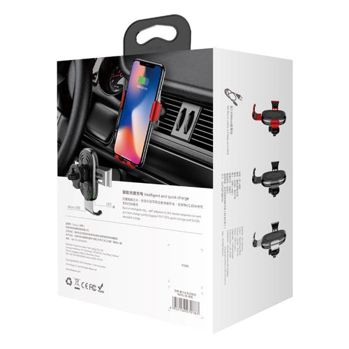 Baseus WXYL-01 Wireless Car Mount Phone Holder (Black)