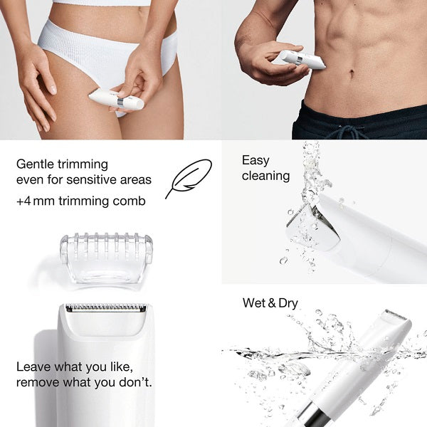 Braun Body Mini Trimmer BS1000 Wet & Dry with Trimming Comb