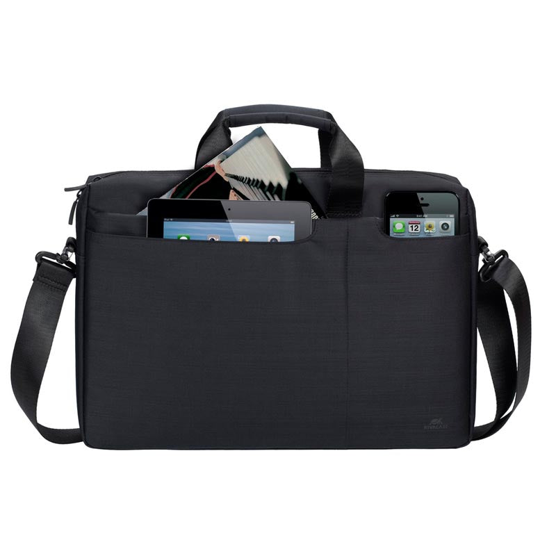 Rivacase Biscayne Laptop Bag 15.6, Black