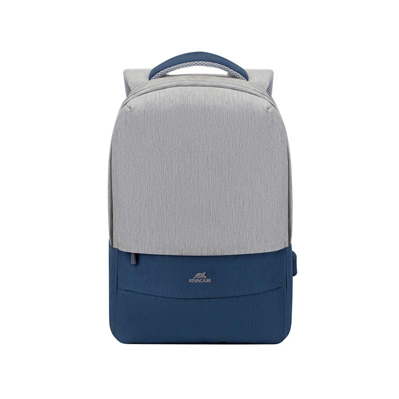 Rivacase 7562-DB Prater Anti-Theft Laptop backpack 15.6 - Grey/Blue