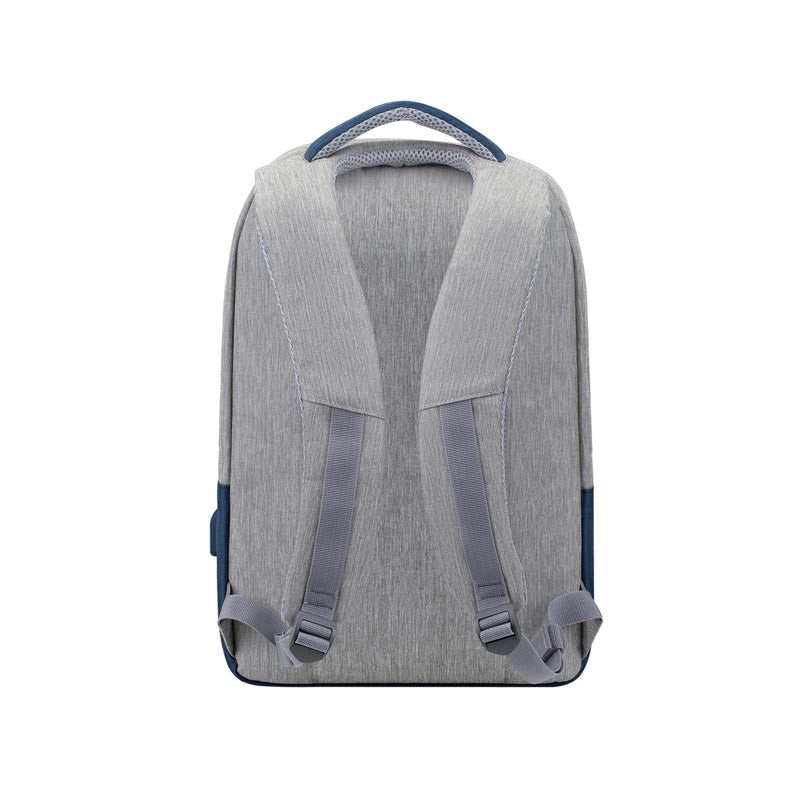 Rivacase 7562-DB Prater Anti-Theft Laptop backpack 15.6 - Grey/Blue