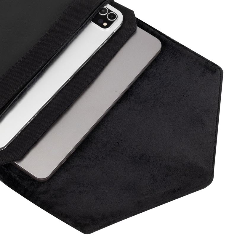 Rivacase Cardiff Canvas Sleeve for Macbook Pro 13-14, Black