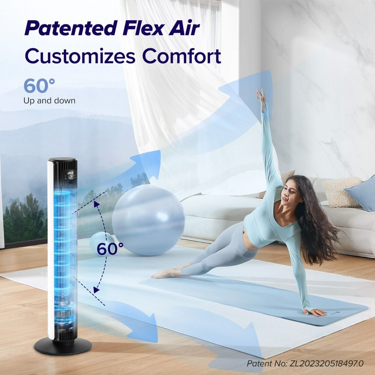 Levoit LV-F422SFAN-UK Towerfan Smart 42