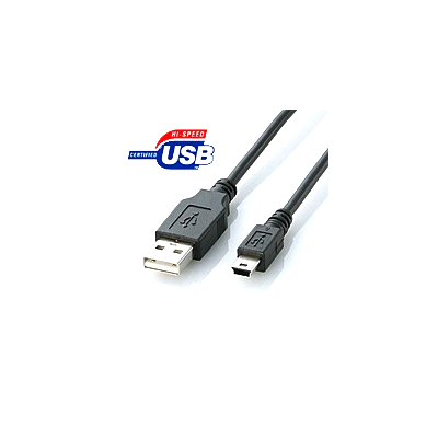 Elecom USB 2.0 Cable [5.0m] (Black)