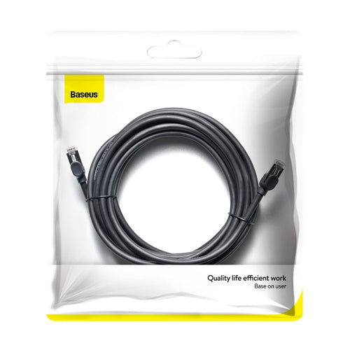 Baseus PCWL-G01 High Speed Cat6 Gigabit Lan Cable 5m (Black)