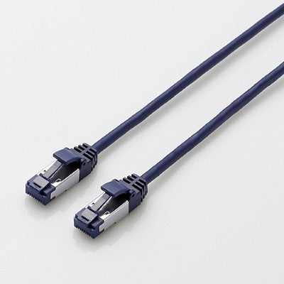 Elecom LD-OCTST- BM100 10m Cat8 Slim LAN Cable (Blue)