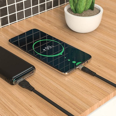 HOCO X53 Angel Silicone Type-C USB Cable (Black)