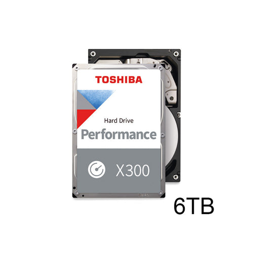 Toshiba 3.5-inch X300 Performance 6TB 7200rpm 256MB
