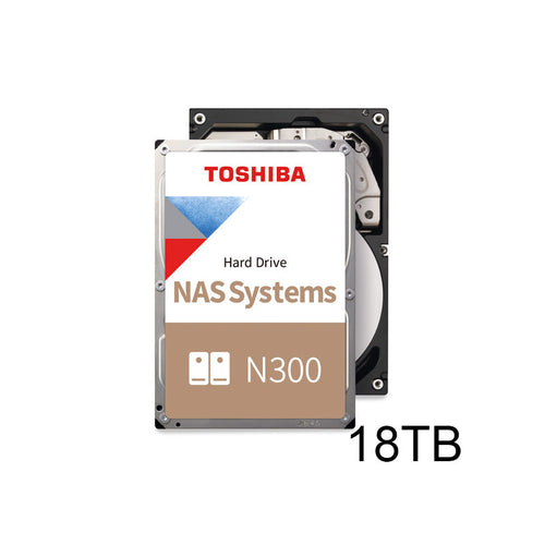 Toshiba 3.5-inch N300 NAS 18TB 7200rpm 256MB