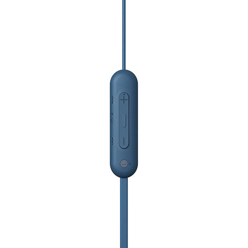 Sony WI-C100 Bluetooth Earphones (Blue)