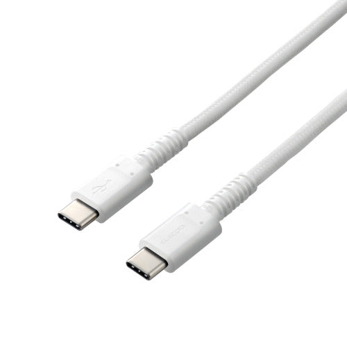 Elecom MPA-CCS03PNWH USB C to C Cable PD 60W 0.3M (White)