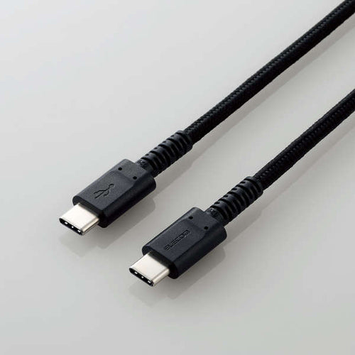 Elecom MPA-CCS20PNBK USB C to C CABLE PD CERTIFIED 2M (Black)