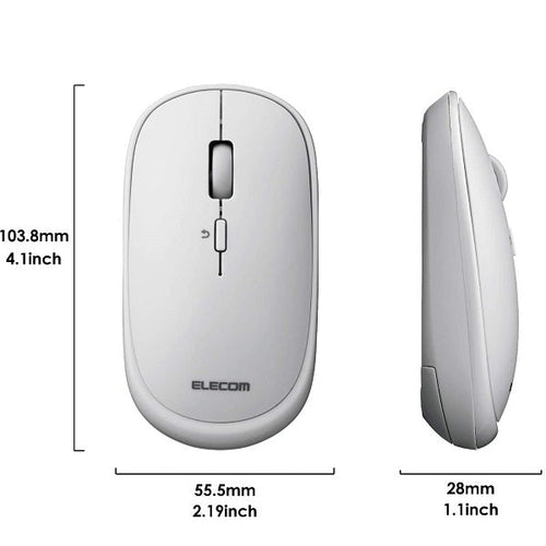 Elecom Blue LED Wireless Mouse (Gray)