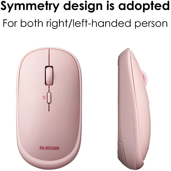 Elecom Blue LED Wireless Mouse (Pink)
