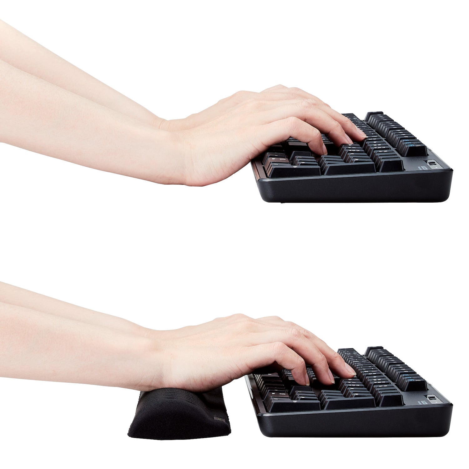 Elecom MOH-CF01BK Comfy Wrist Rest 450mm (Black)