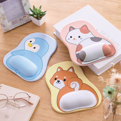 Elecom MP-AN05CAT Animal Mouse Pad With Wrist Rest (Cat)
