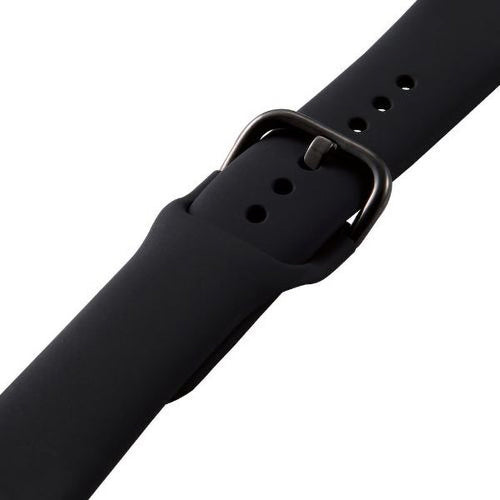 Elecom AW-41BDSCBK 38mm-41mm for Apple Watch Band Silicone (Black)