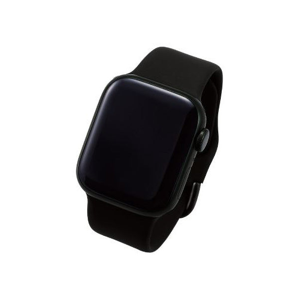 Elecom AW-41BDSCBK 38mm-41mm for Apple Watch Band Silicone (Black)
