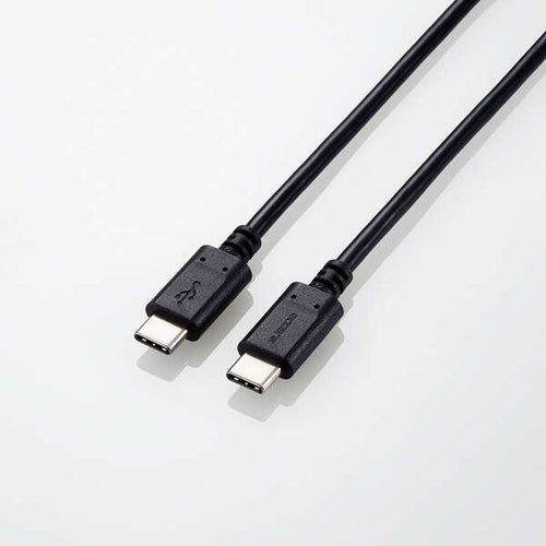 Elecom U2C-CC5PC10NBK PD100W Type C- C Cable 1M Black
