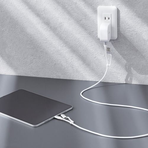 Elecom MPA-AMBCC10WH 4 in 1 USB Cable PD 60W A-C/B C-C/B 1M (White)
