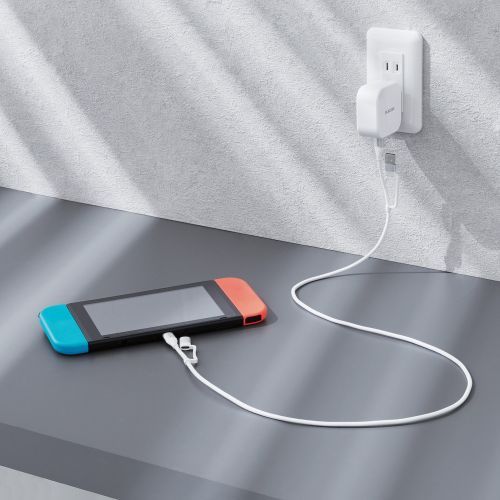 Elecom MPA-AMBCC20WH 4 in 1 USB Cable PD 60W A-C/B C-C/B 2M (White)