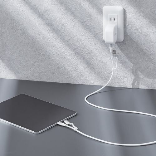 Elecom MPA-AMBCC20WH 4 in 1 USB Cable PD 60W A-C/B C-C/B 2M (White)