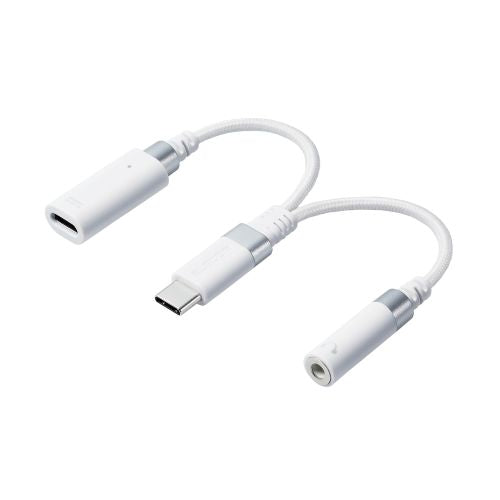 Elecom MPA-C35CSDPDWH PD27W High Res USB C Audio Conversion (White)