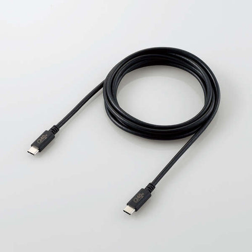Elecom U2C-CCPE20NBK PD240W Type C-C Cable 2M Black