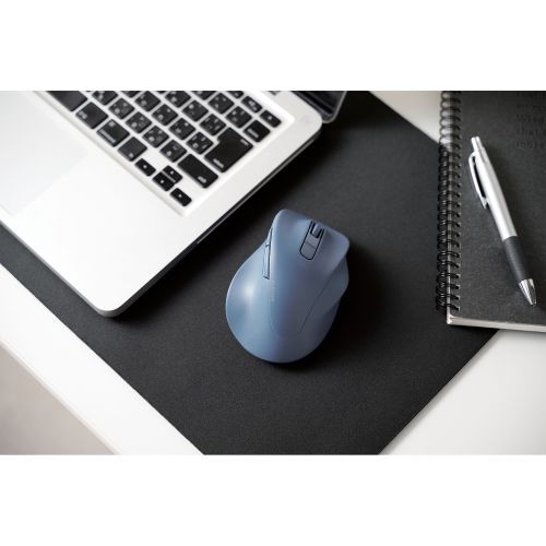Elecom M-XGM30BBSKBU 5 Button BT Silent Mouse (M) - Blue