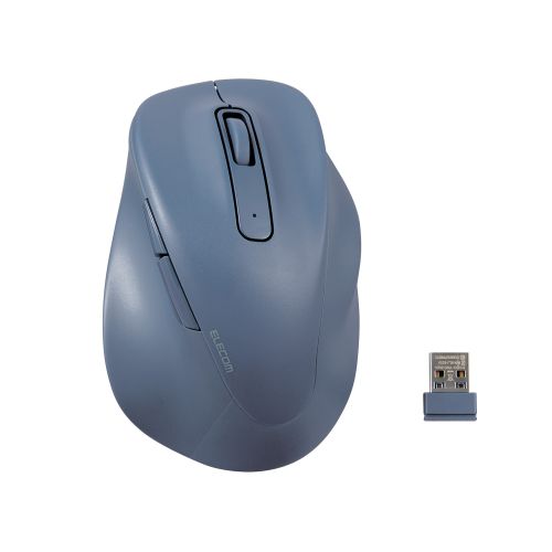Elecom M-XGM30DBSKBU 5 Button Wireless Silent Mouse (M) - Blue  