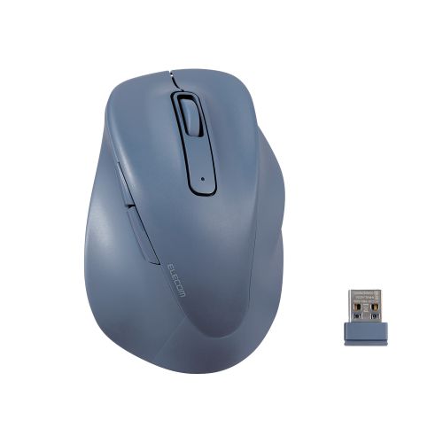 Elecom M-XGS30DBSKBU 5 Button Wireless Silent Mouse (S) - Blue