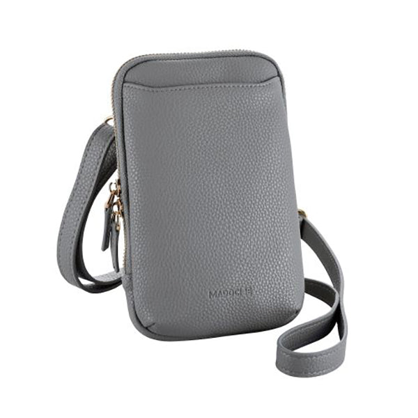 Elecom P-MAP01BK Smartphone Shoulder Pouch with Zipper (Black)