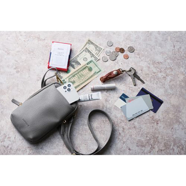 Elecom P-MAP01BK Smartphone Shoulder Pouch with Zipper (Black)